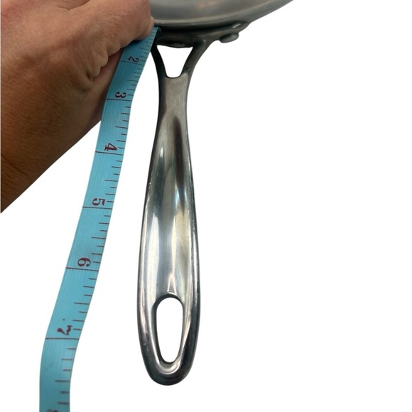 Calphalon Stainless Steel 10” Wok 165 Flat Bottom Cooking Pan - Picture 9 of 11